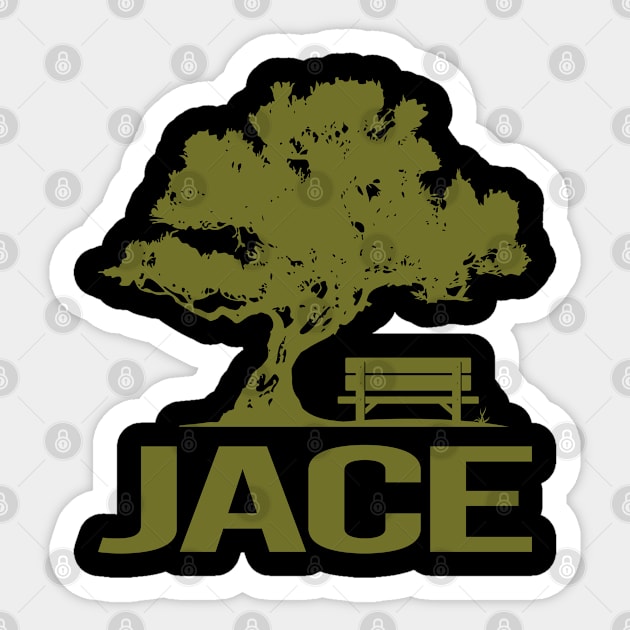 A Good Day - Jace Name Sticker by Atlas Skate